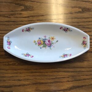Vintage floral condiment/side dish